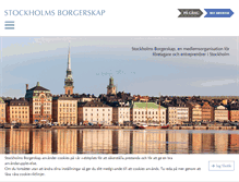 Tablet Screenshot of borgerskapet.se